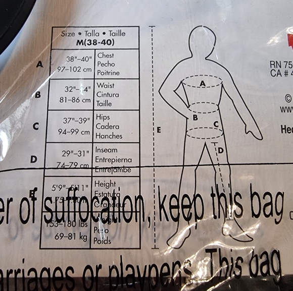 🆕️ Overwatch - Reaper Deluxe Adult Costume Medium (38-40) - Picture 8 of 8